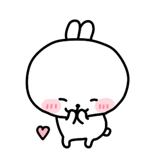 🤭 Стикер «burikko usagi» для Telegram