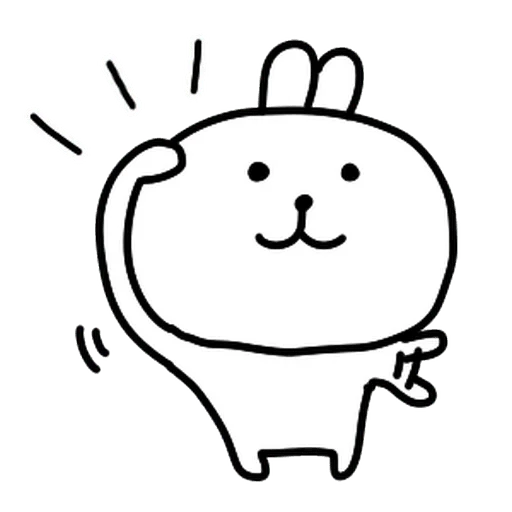 🫡 Стикер «burikko usagi» для Telegram