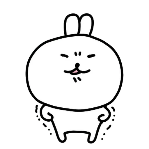 😤 Стикер «burikko usagi» для Telegram