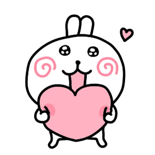 🩷 Стикер «burikko usagi» для Telegram