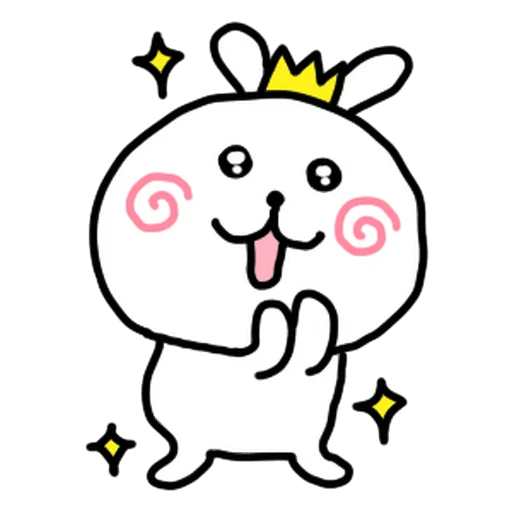 🥹 Стикер «burikko usagi» для Telegram