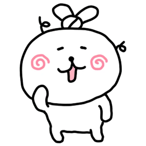 ☺️ Стикер «burikko usagi» для Telegram
