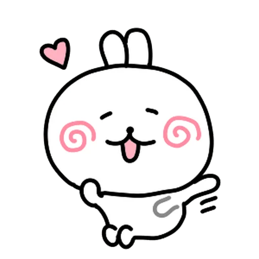 🥰 Стикер «burikko usagi» для Telegram