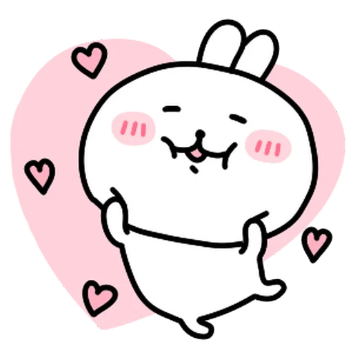 🩷 Стикер «burikko usagi» для Telegram