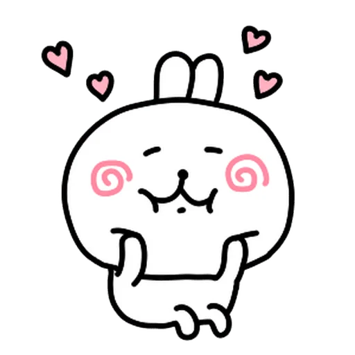 🥰 Стикер «burikko usagi» для Telegram