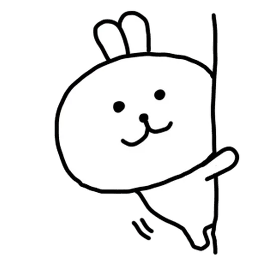 👀 Стикер «burikko usagi» для Telegram
