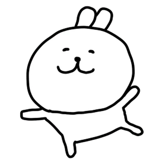 ☺️ Стикер «burikko usagi» для Telegram