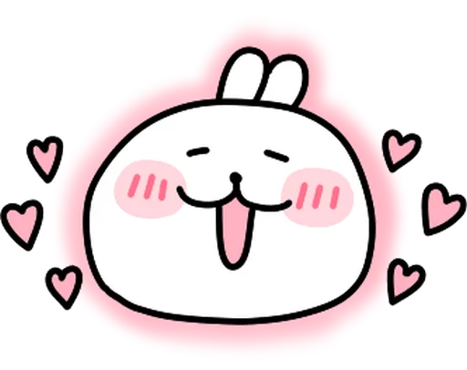 🥰 Стикер «burikko usagi» для Telegram