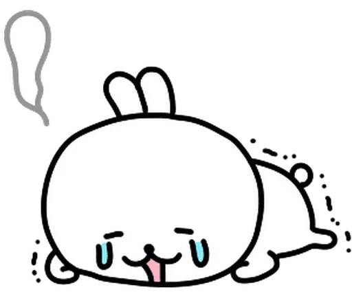 😵 Стикер «burikko usagi» для Telegram
