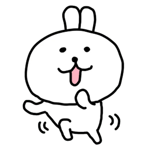 💃 Стикер «burikko usagi» для Telegram
