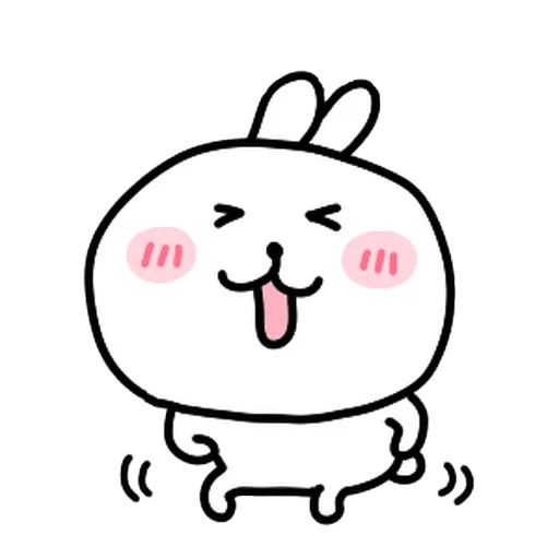 😆 Стикер «burikko usagi» для Telegram