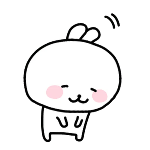 🙇‍♀️ Стикер «burikko usagi» для Telegram