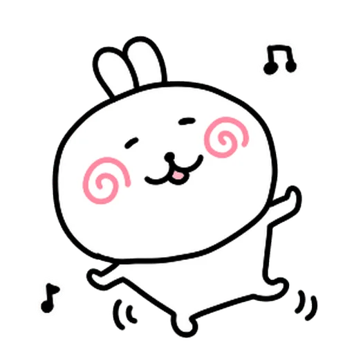 💃 Стикер «burikko usagi» для Telegram