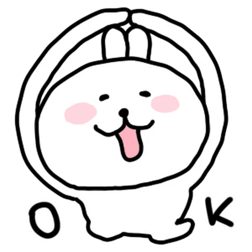 🙆‍♀️ Стикер «burikko usagi» для Telegram