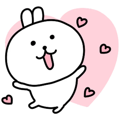 🩷 Стикер «burikko usagi» для Telegram