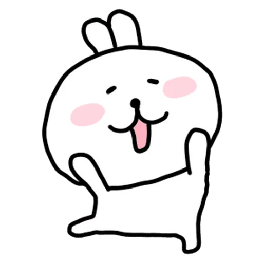 ☺️ Стикер «burikko usagi» для Telegram