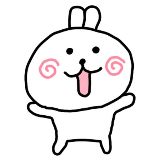 😃 Стикер «burikko usagi» для Telegram