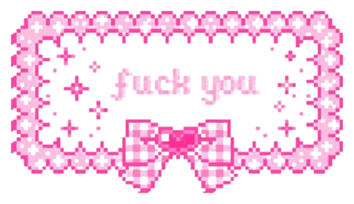 🖕 Стикер «2000s pink stuff» для Telegram