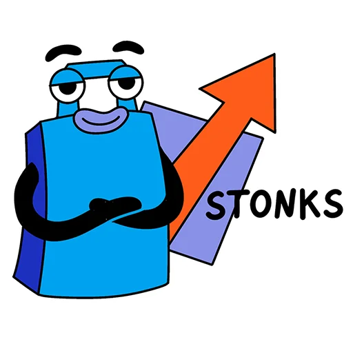 ↗️ Стикер «Деловой пакет» для Telegram
