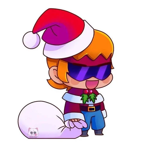 🎄 Стикер «Buster/Bro» для Telegram