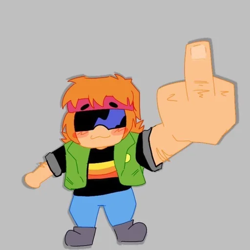 🖕 Стикер «Buster/Bro» для Telegram