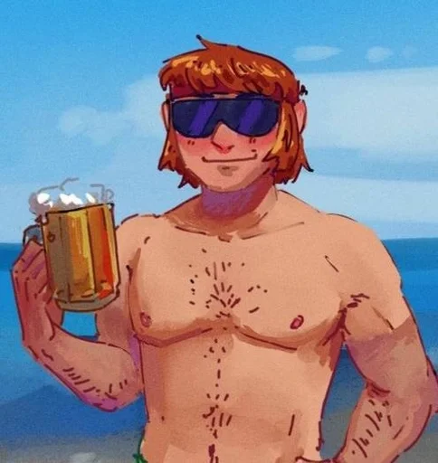 🍺 Стикер «Buster/Bro» для Telegram