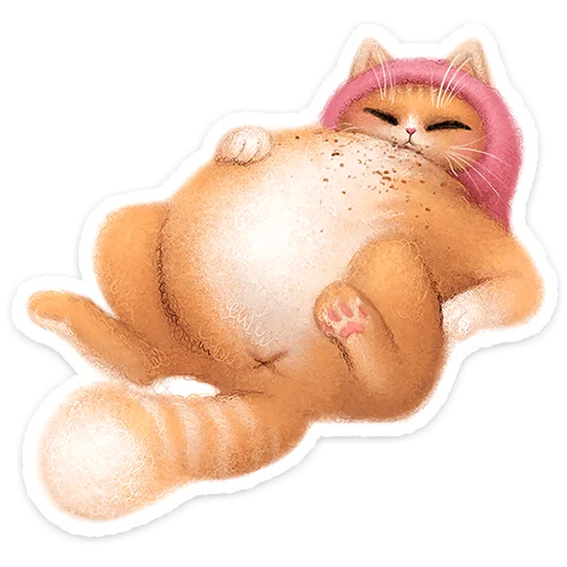 🐱 Стикер «Буся» для Telegram