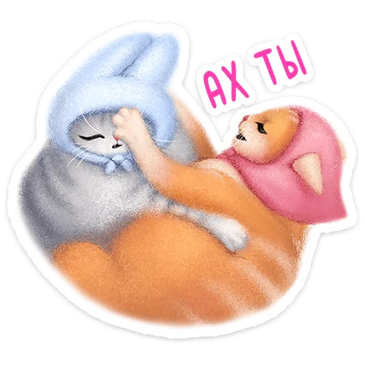 🐱 Стикер «Буся» для Telegram