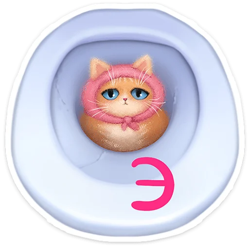 🚽 Стикер «Буся» для Telegram