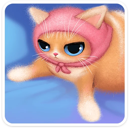 🐱 Стикер «Буся» для Telegram