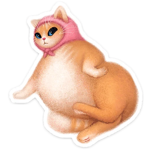 🐱 Стикер «Буся» для Telegram
