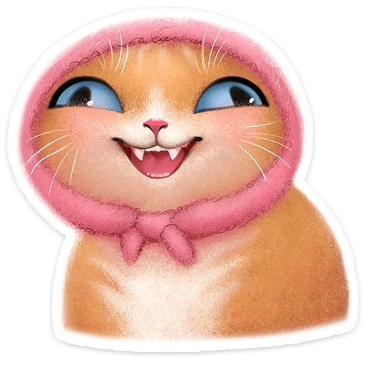🐱 Стикер «Буся» для Telegram
