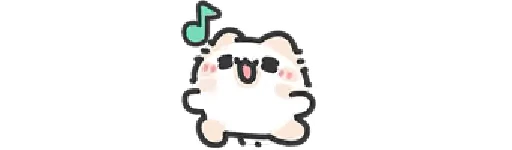 🎶 Стикер «Busy Peach» для Telegram