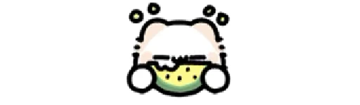 🍉 Стикер «Busy Peach» для Telegram