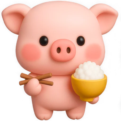 😋 Стикер «Свинка Бута» для Telegram