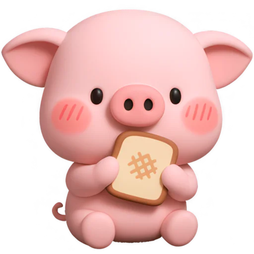 🥪 Стикер «Свинка Бута» для Telegram