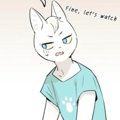 🧁 Стикер «Wolf Butler And His Cat Master» для Telegram