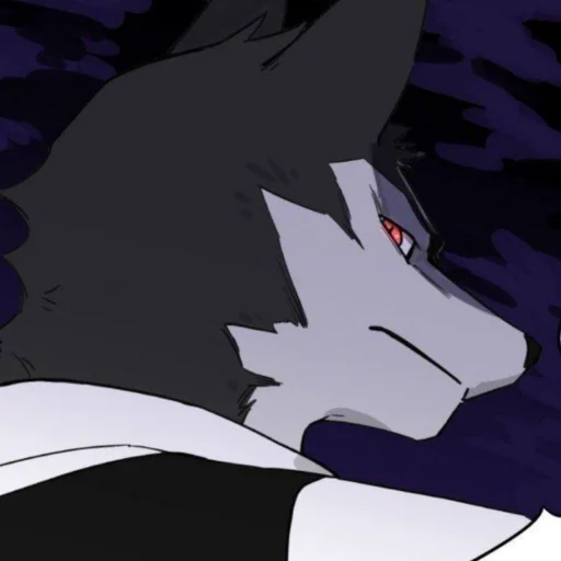 🦴 Стикер «Wolf Butler And His Cat Master» для Telegram