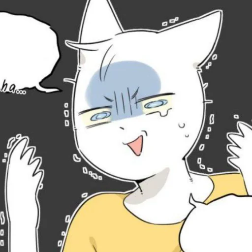 🦴 Стикер «Wolf Butler And His Cat Master» для Telegram