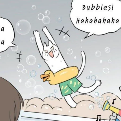 🦴 Стикер «Wolf Butler And His Cat Master» для Telegram