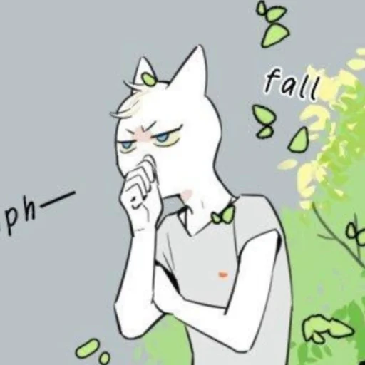 🧁 Стикер «Wolf Butler And His Cat Master» для Telegram