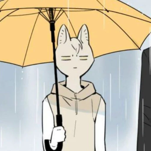 🧁 Стикер «Wolf Butler And His Cat Master» для Telegram