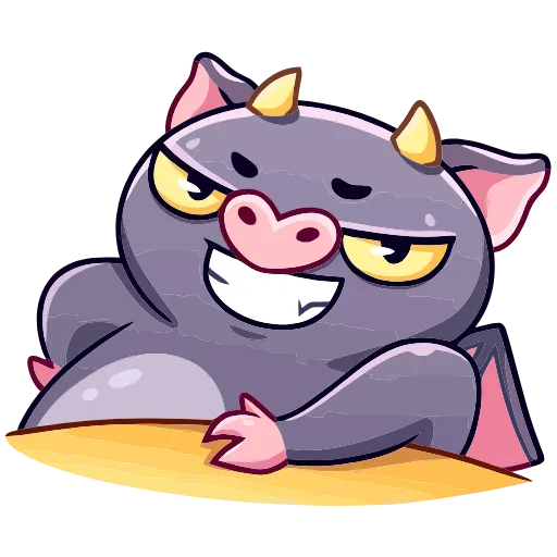 😈 Эмодзи «Чертёнок Лютик» для Telegram