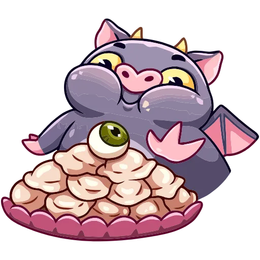 🌮 Эмодзи «Чертёнок Лютик» для Telegram