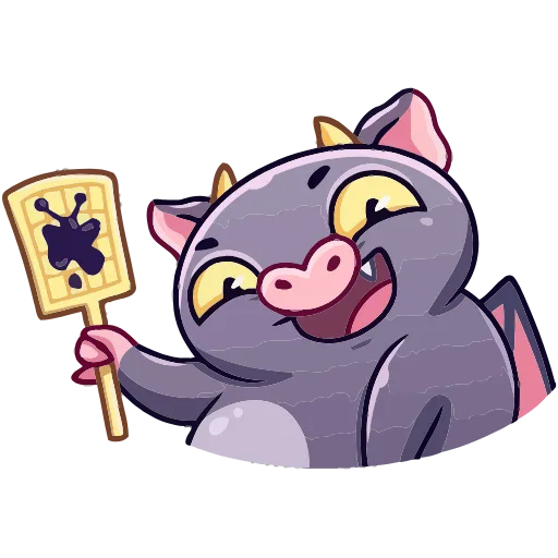 😈 Эмодзи «Чертёнок Лютик» для Telegram