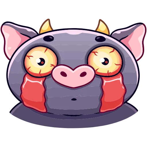 🙈 Эмодзи «Чертёнок Лютик» для Telegram