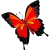 Стикер 59 🦋 Набор эмоджи с бабочками