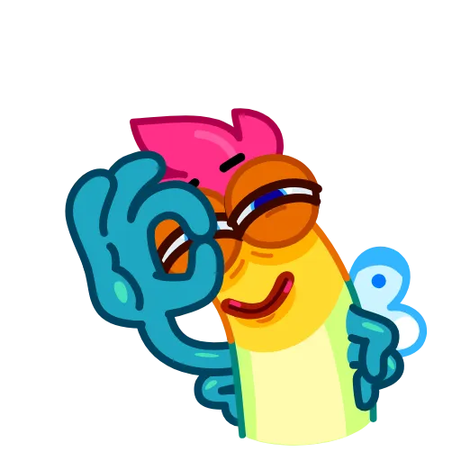 👌 Стикер «Glow Bug» для Telegram