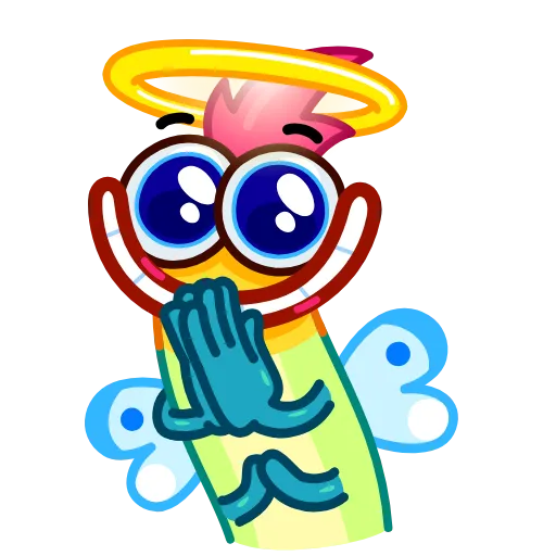 🙏 Стикер «Glow Bug» для Telegram