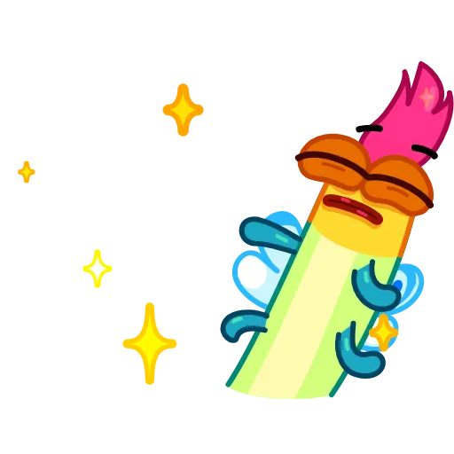 😤 Стикер «Glow Bug» для Telegram